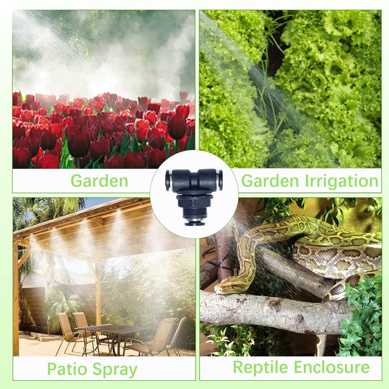 Moistenland Reptile Terrariums Misting Accessories kit, 20 pcs