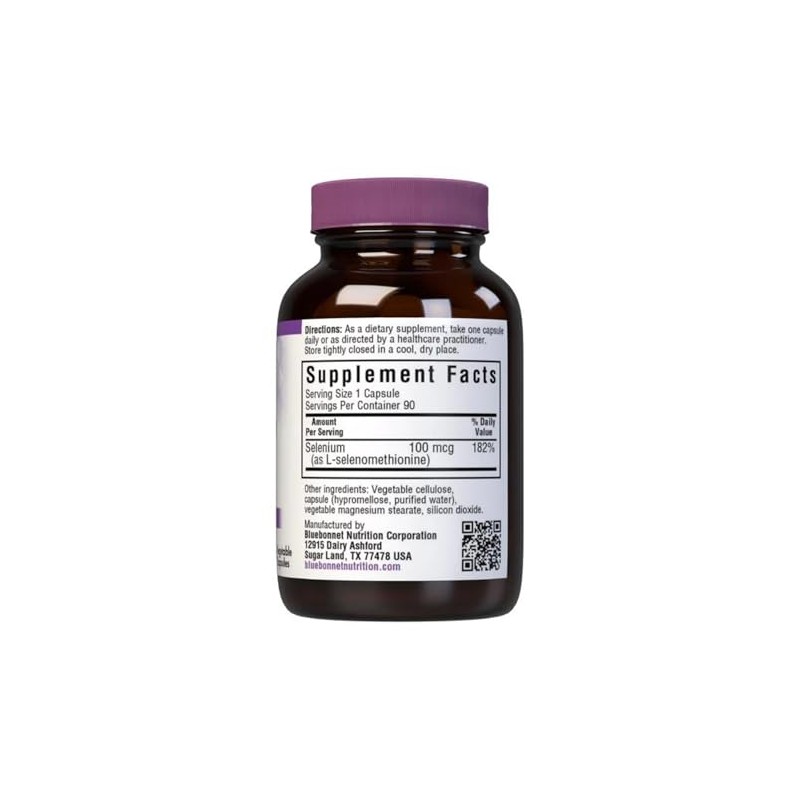 BLUEBONNET NUTRITION SELENIUM 100 mcg