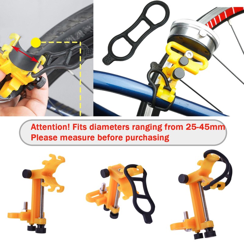 aeobdai Spoke Tension Meter with Percentage Gauge Bicycle Rim Tool
