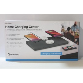 Ubio Labs 🔥 NEW Ubiolabs Home Charging Center 4-in-1 Wireless Charger, Qi Certified