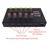 10 Channel Audio Mixer with 3.5mm Jack 10 Input 2