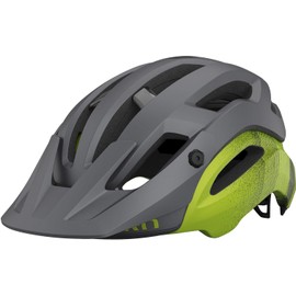 Giro Manifest Spherical Cycling Helmet - Men's Matte Metallic Black/Ano Lime (2022) Small
