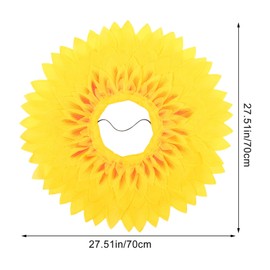 NUOBESTY Sunflower Headgear Funny Performance Props for Dance Party Festival Games Kids Teens Adults Kindergarten