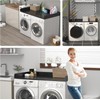 Yaofala Washer Dryer Countertop, Laundry Countertop Solid Wood with Edge