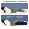 HOMBYS Shredded Memory Foam Knee Pillow for Side Sleepers, 6.5"