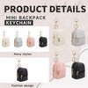 Cosmeria Women's Key Ring with Mini Backpack Design, Small Cosmetic
