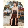 Women's Pirate Costumes Dress Renaissance Top Pirate Skirt with Corset