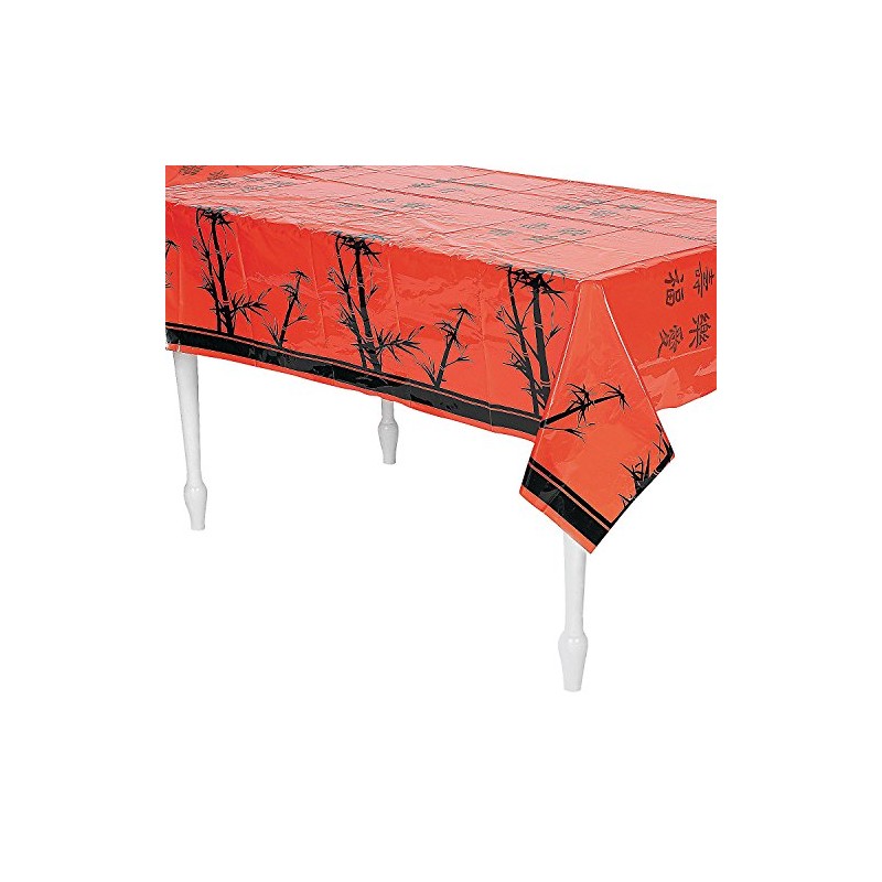 Fun Express 2024 Chinese New Year Plastic Tablecover - 54"