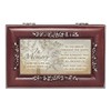 Cottage Garden in Memory Always with Us Rosewood Finish Embossed
