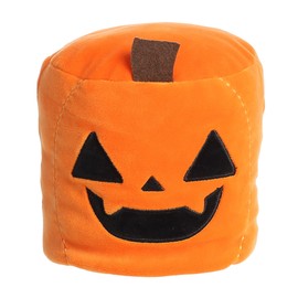 Aurora® Squeezable Mallows™ Pumpkin Stuffed Animal - Ultimate Squishiness - Unique Shape - Orange 6 Inches