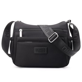 WITERY Nylon Crossboby Bags for Women Waterproof Shoulder Bag Medium Size Purse for Women Lightweight Pocketbooks Ladies Purses and Handbags Casual Travel Hobo Messenger Bags