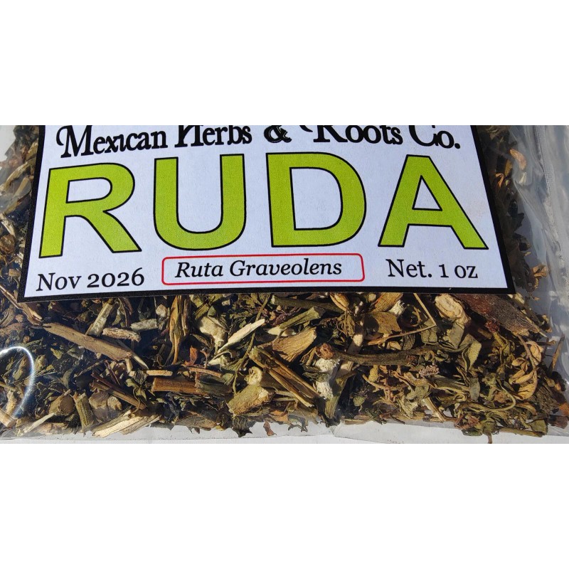 Mexican Herbs Ruda Hierba/Te, Rue Herb, Natural organic ruta graveolens