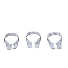 Paquete de 3 Clips de dique de Goma Dental 26#, Piezas de Dientes molares mandibulares de Acero Inoxidable