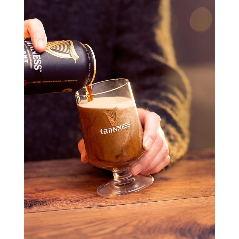Shamrock Gift Company Guinness Glass with Embossed Stem 420ml Classic