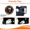 6 x Labelwell Compatible DYMO D1 Label Tape 45013 S0720530
