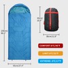 VESPERBUDDY Jumbo Sleeping Bag for Adult&Kids,Cold&Warm Weather with Compression Sack