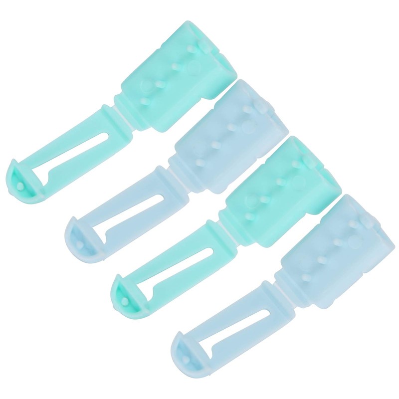 4 Pieces Yarn Guide, Guide Knitting Finger Holder, Plastic Yarn