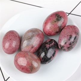 WGPHD Meditation Home Natural Rose Stone Saturn Stone Cobblestone Aquarium Blue Gloss Stone Room Decor Natural Crystal Healing Crystal Point Gift (Color : Rose Stone, Size : 2 PCs)