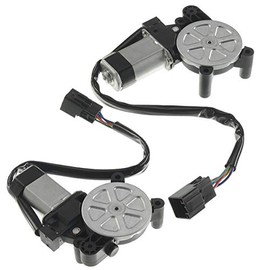 A-Premium Power Window Lift Motor Compatible with Land Rover LR2 2008-2015 Front Left and Right 2-PC with Anti-Clip Function
