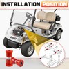 6 Sets Leaf Spring Bushings, Golf Cart Accessories for EZGO