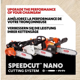 Oregon SpeedCut Nano Saw Chain Retrofit Kit, 51 Drive Chain and 30 cm Guide Rail (12 inches), .325 Inch Low Profile Pitch, 1.1 mm Drive Link Thickness, for Cordless and Petrol Chainsaws, Suitable for