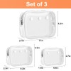Everfunny 3 Packs Clear Bogg Beach Tote Bag with 2
