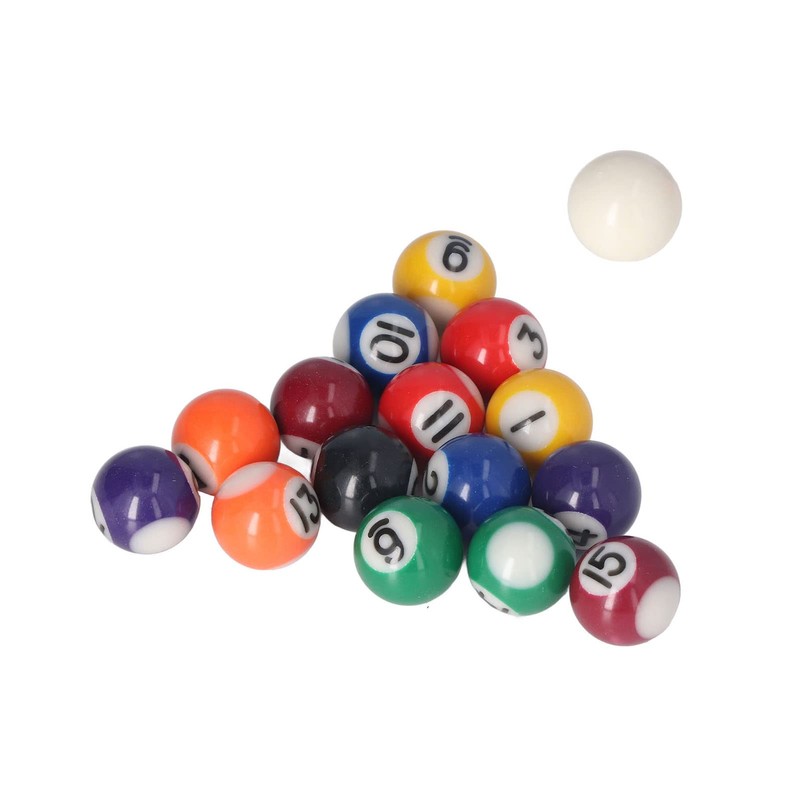 SPYMINNPOO Mini Pool Ball, 25 mm Mini Billiard Ball, Complete