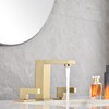sumerain Brushed Gold 8 Inch Widespread Bathroom Faucet 2 Handle