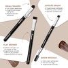 3-piece eyebrow brush set, beauty make-up brush set for applying