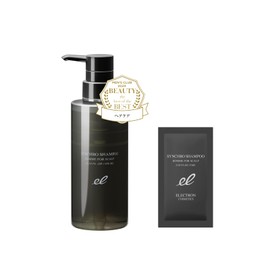ELECTRON Synchro Shampoo, For Scalp, 10.1 fl oz (300 ml) (1 Sample Pouch Included) Men's Scalp Shampoo, Odor, Itching, Sensitive Scalp, Moisturizing, Scalp Care
