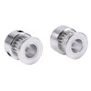2pcs GT2 Timing Belt Pulley 20 Teeth 8mm Bore Aluminum