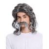 WIG ME UP - 91098-ZA63/ZA103 Men's Moustache Wig Long Old