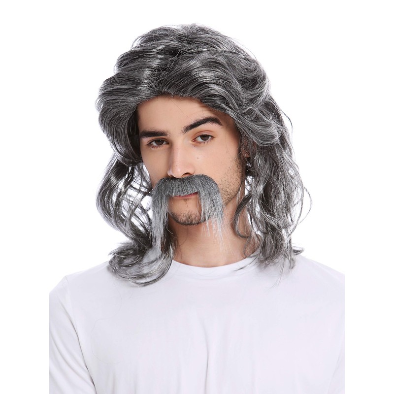 WIG ME UP - 91098-ZA63/ZA103 Men's Moustache Wig Long Old