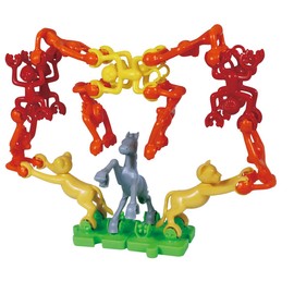 POPULAR PLAYTHINGS Linkazoo Toy Play Set, Linking Animal Figures, 83 Pieces