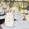 WIYETY Pack of 5 A5 Acrylic Table Stands L Stand
