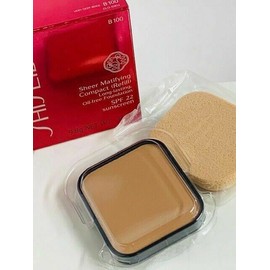Shiseido Sheer Matifying Compact B 100 Beige Tan SPF22 Refill