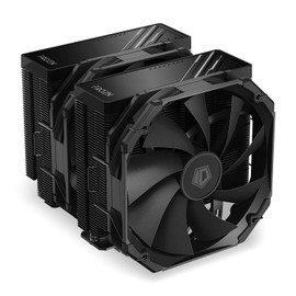 ID-COOLING FROZN A720 Black - 6.4" Height Black Dual-Tower Air CPU Cooler, 7×Ф6mm Heatpipes, Dual 140x140x25mm FDB Fans, TDP 300W, Intel LGA1700/1851/1200/115X/20XX; AMD AM4/AM5 (163mm in Height)