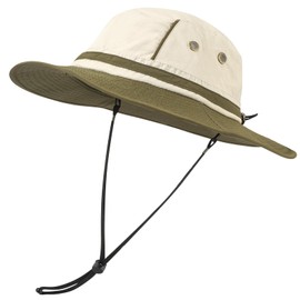 TAGVO UV-Schutz Boonie Sonnenhut Gartenhut Damen und Herren, Fischerhut Schnell Trocknend und Atmungsaktiv - Safari Hut mit eingenähtem Schweißband, Ranger Hut mit Einstellbarer Umfang der Kappe