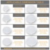LELE LIFE 4 Pack Same Size Silicone Stretch Lids, Thicker