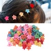 Small Hair Clips for Women, Star Hair Clips, Plastic Small