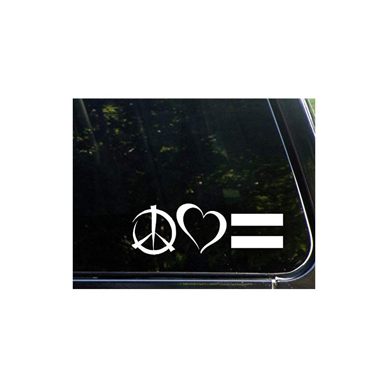 Diamond Graphics Peace Love Equality (8-3/4" x 3") Die Cut