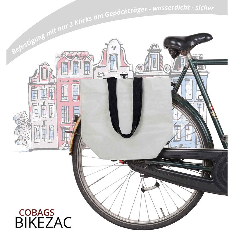 BikeZac 2.0 by Cobags | Bicycle Shopping Bag | Pannier