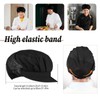 TIEOME Pack of 2 Unisex Elastic Cooking Hat Mesh Breathable