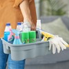 Uumitty 4 Pack Bathroom Cleaning Caddy Organizer with Handle, Plastic
