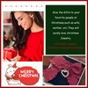 Red Choker Necklace for Women Red Velvet Heart Necklace Bow