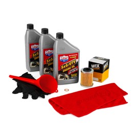 SuperATV Up & Running Can-Am Commander Oil Change Kit with Premium Lucas Oil and WIX Filter, Includes 2.5 qt. of 10W-50 Full Synthetic Lucas Oil and WIX (765809303669) Oil Filter for Best Performance