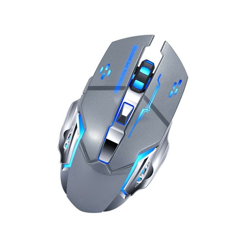 Thunder Wolf Q13 Charging Mute Wireless Mouse Gaming Business Luminous