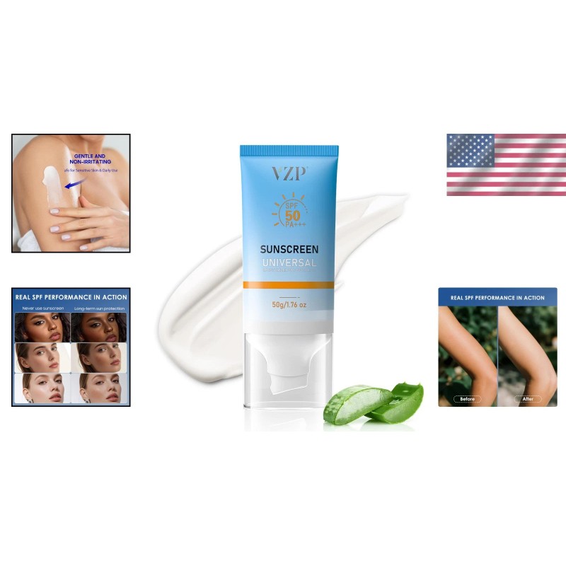 Lightweight SPF 50 Sunscreen for Oily Skin - Hydrating &