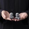 Fovasen 4PCS Laughing Buddha Statue for Good Luck & Feng