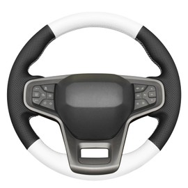 MEWANT Ford Bronco DIY Stitching Car Steering Wheel Wrap Cover for Ford Bronco 2022 2023 2024 Steering Wheel Protector Steering Wheel Accessories